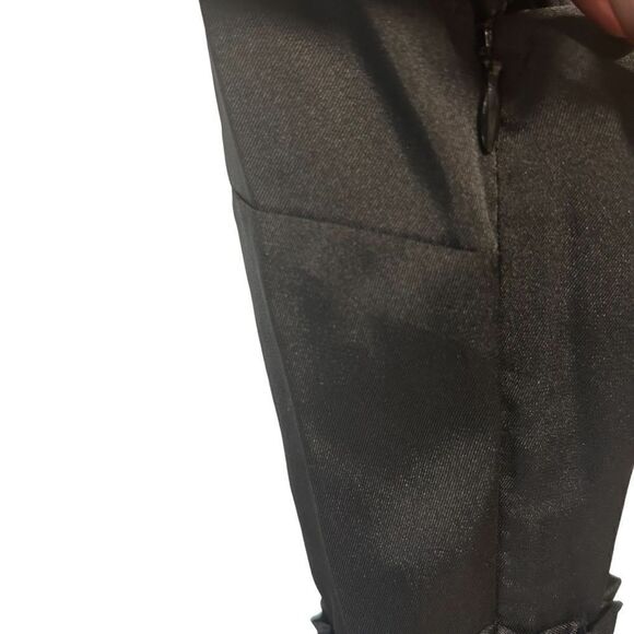 REVOLVE Munthe Villima Maxi Dress, Lightweight Charmeuse Pleated Skirt Ruffle - Picture 9 of 12